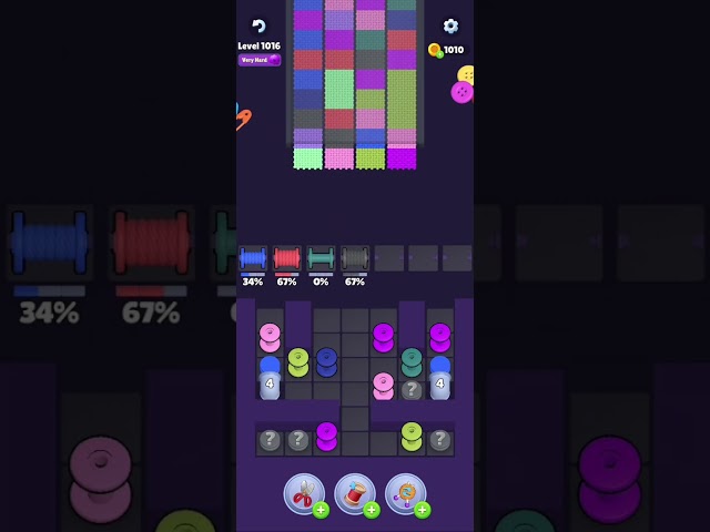 Knit Out Level 1016: Knit Out Game Level 1016