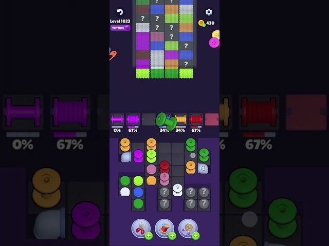 Knit Out Level 1023: Knit Out Game Level 1023