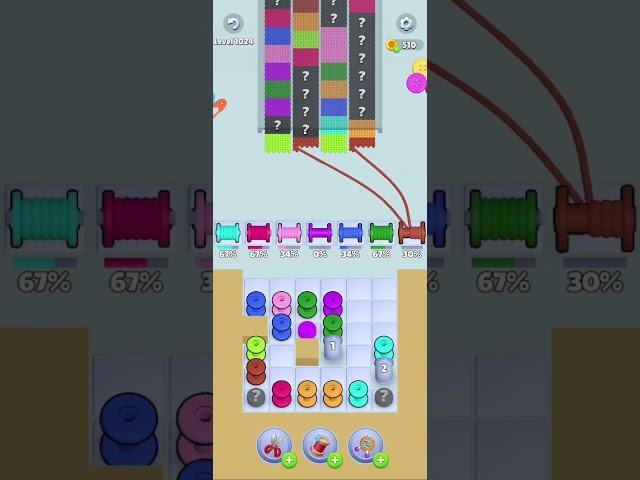Knit Out Level 1024: Knit Out Game Level 1024