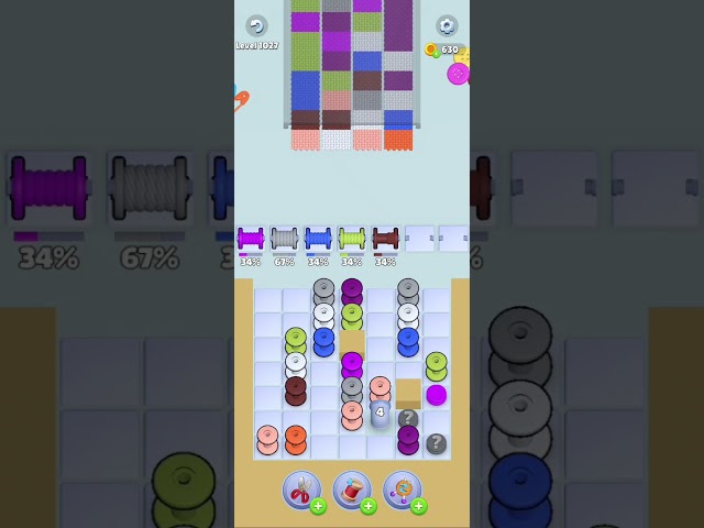 Knit Out Level 1027: Knit Out Game Level 1027