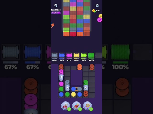 Knit Out Level 1032: Knit Out Game Level 1032