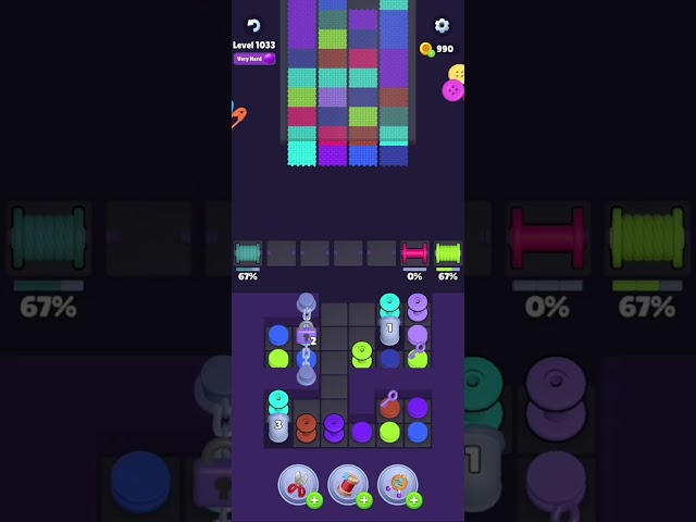 Knit Out Level 1033: Knit Out Game Level 1033