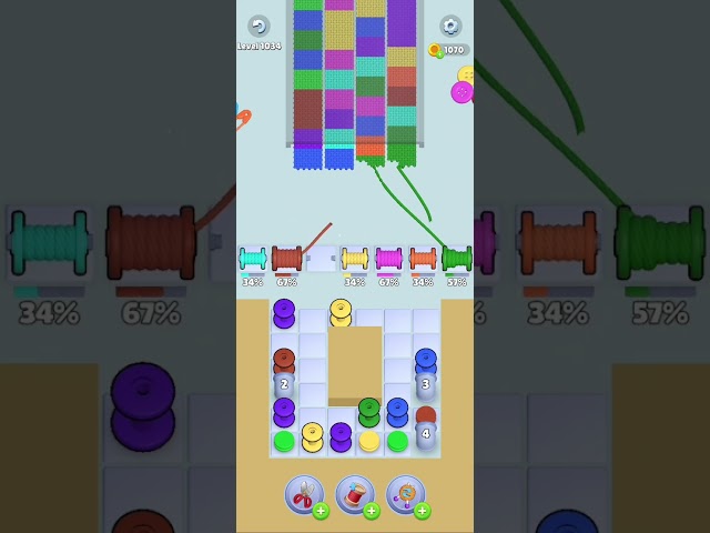 Knit Out Level 1034: Knit Out Game Level 1034