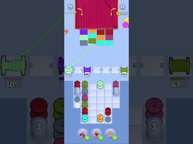 Knit Out Level 1037: Knit Out Game Level 1037