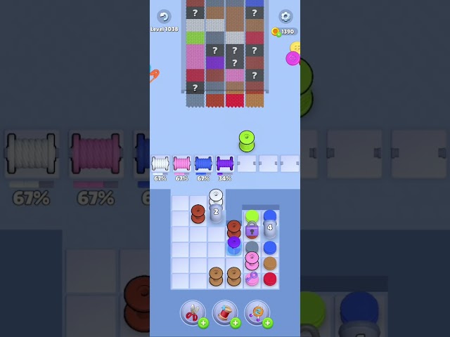Knit Out Level 1038: Knit Out Game Level 1038