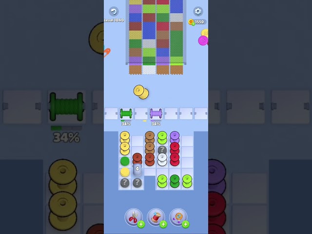 Knit Out Level 1040: Knit Out Game Level 1040
