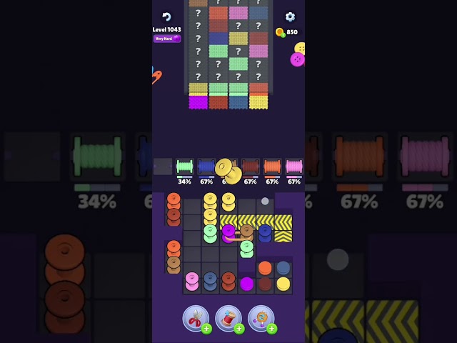 Knit Out Level 1043: Knit Out Game Level 1043