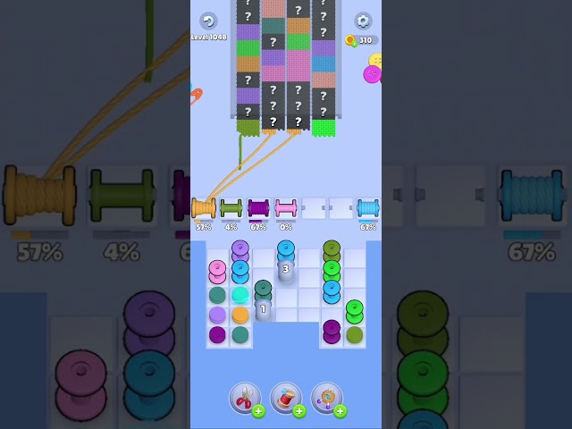 Knit Out Level 1048: Knit Out Game Level 1048