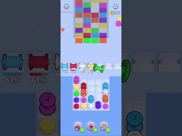Knit Out Level 1049: Knit Out Game Level 1049