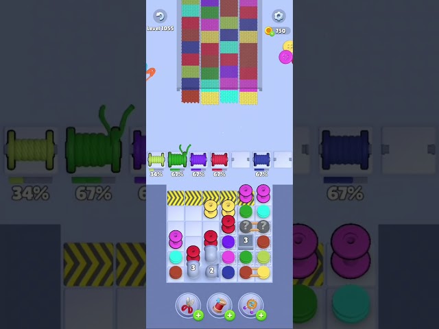 Knit Out Level 1055: Knit Out Game Level 1055