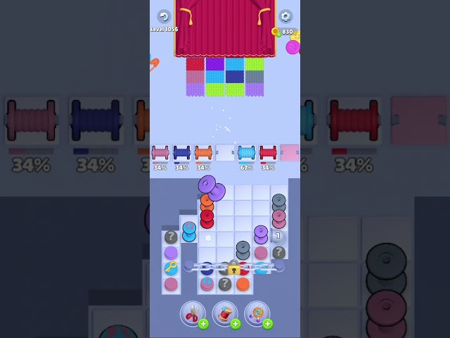 Knit Out Level 1056: Knit Out Game Level 1056
