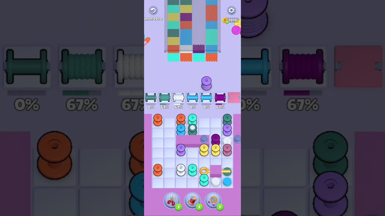 Knit Out Level 1070: Knit Out Game Level 1070
