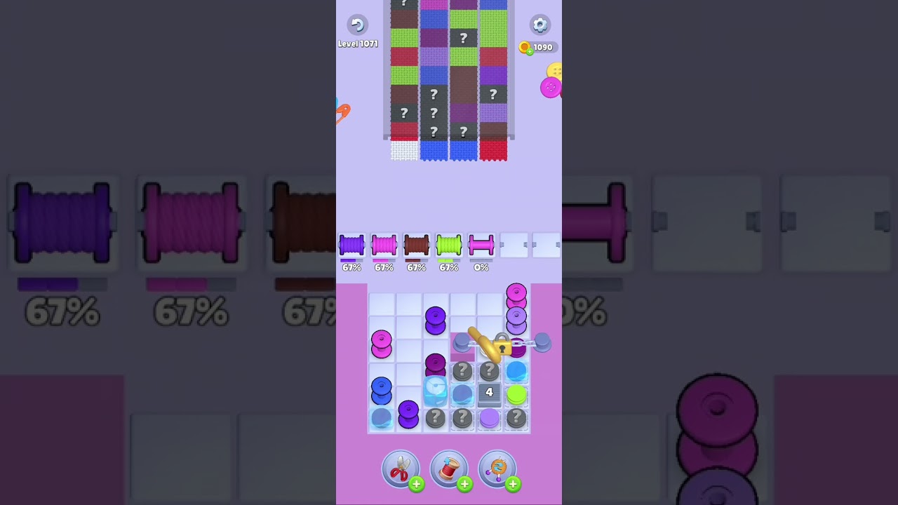 Knit Out Level 1071: Knit Out Game Level 1071