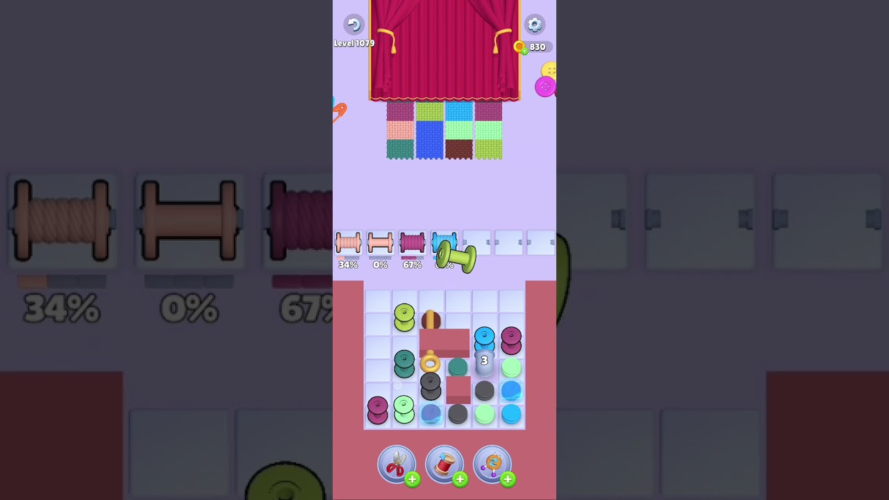 Knit Out Level 1079: Knit Out Game Level 1079