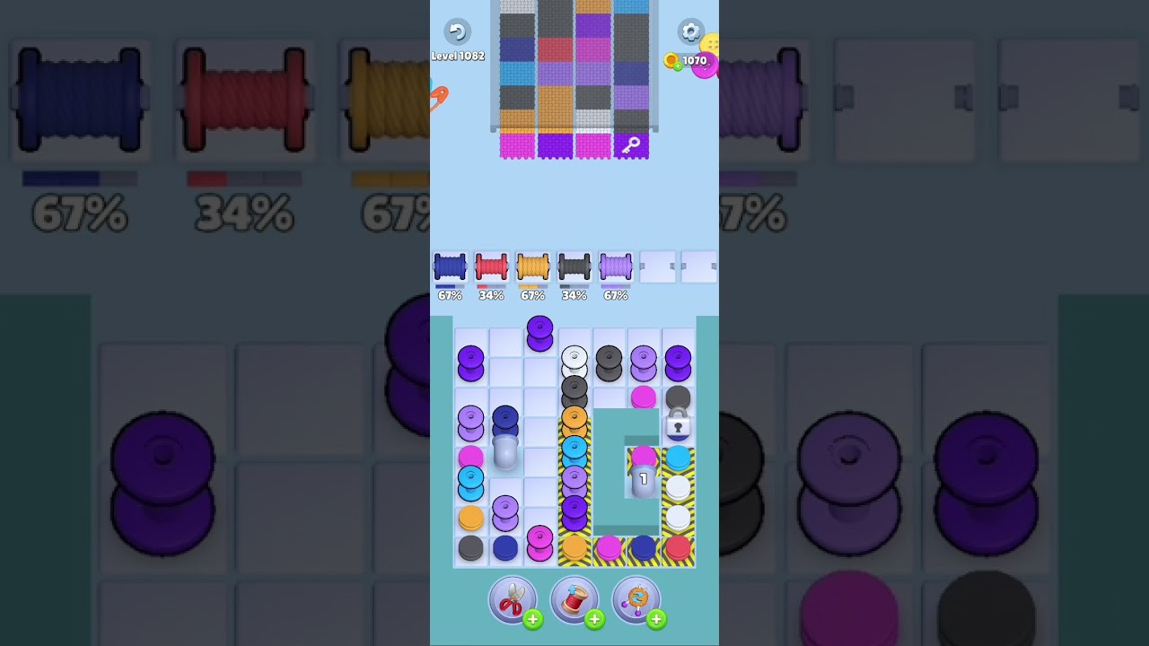 Knit Out Level 1082: Knit Out Game Level 1082