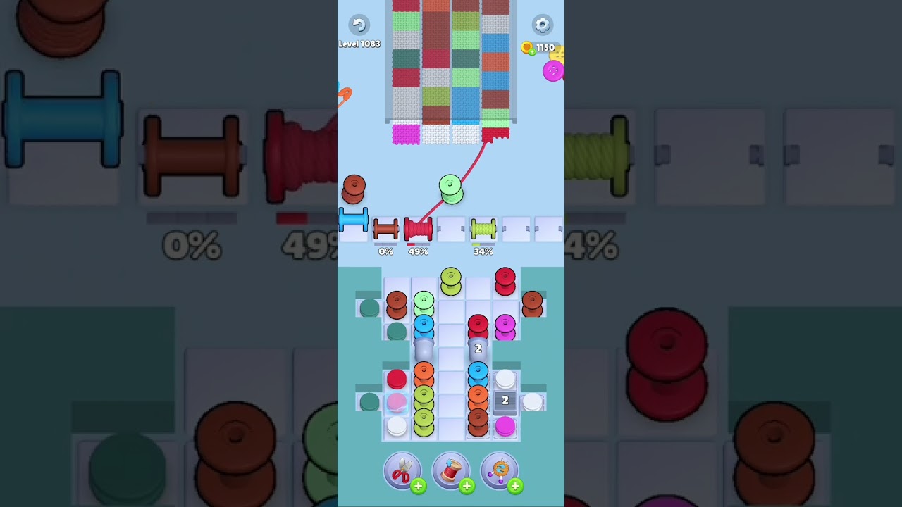 Knit Out Level 1083: Knit Out Game Level 1083