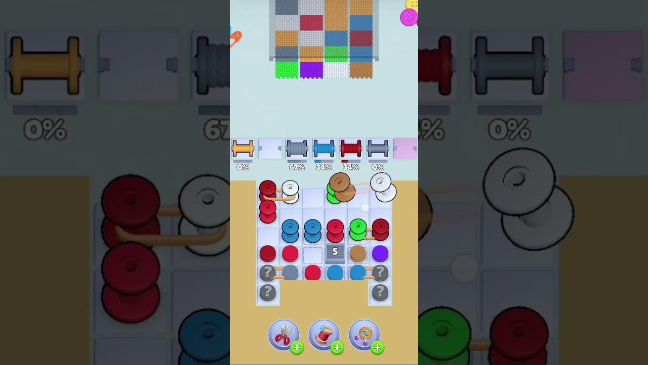 Knit Out Level 1087: Knit Out Game Level 1087