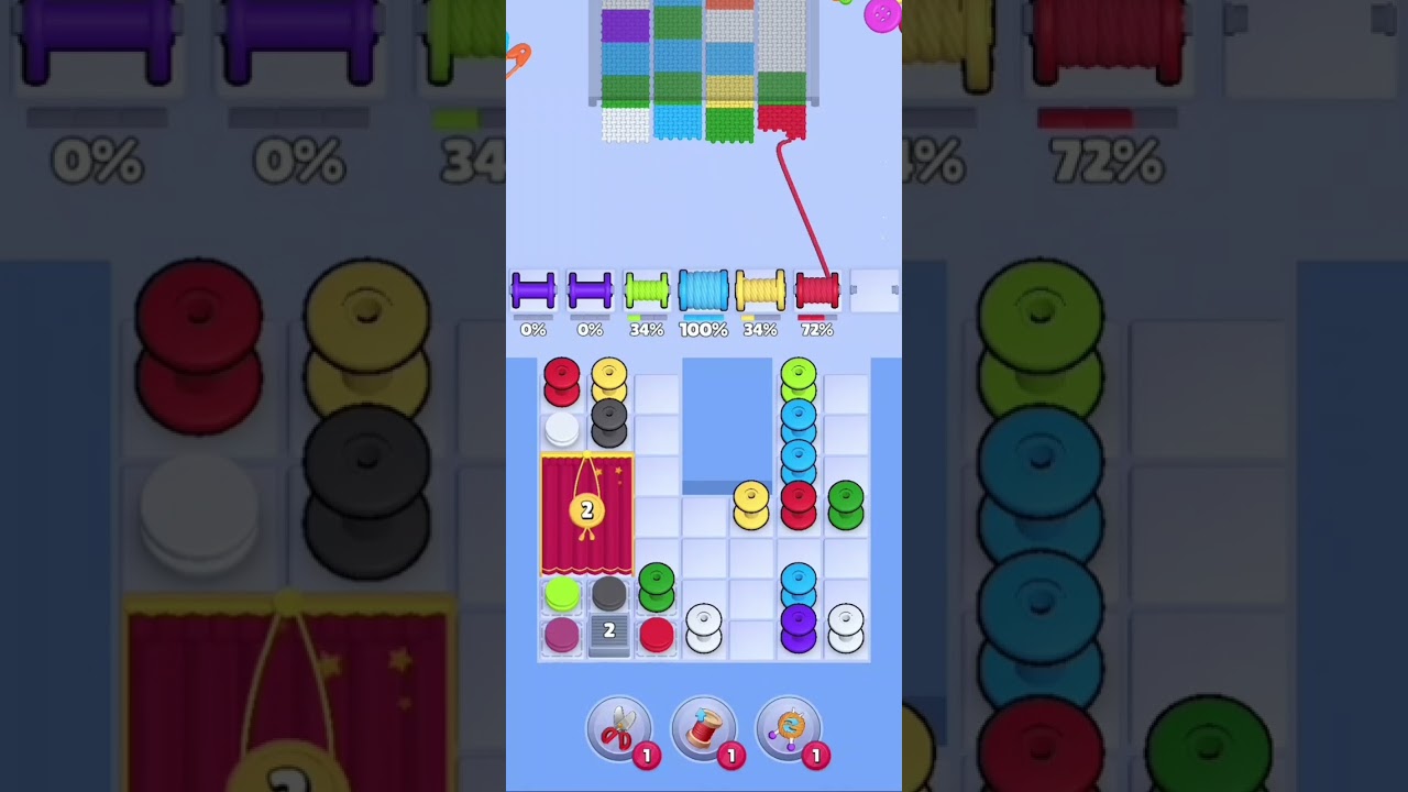 Knit Out Level 1097: Knit Out Game Level 1097