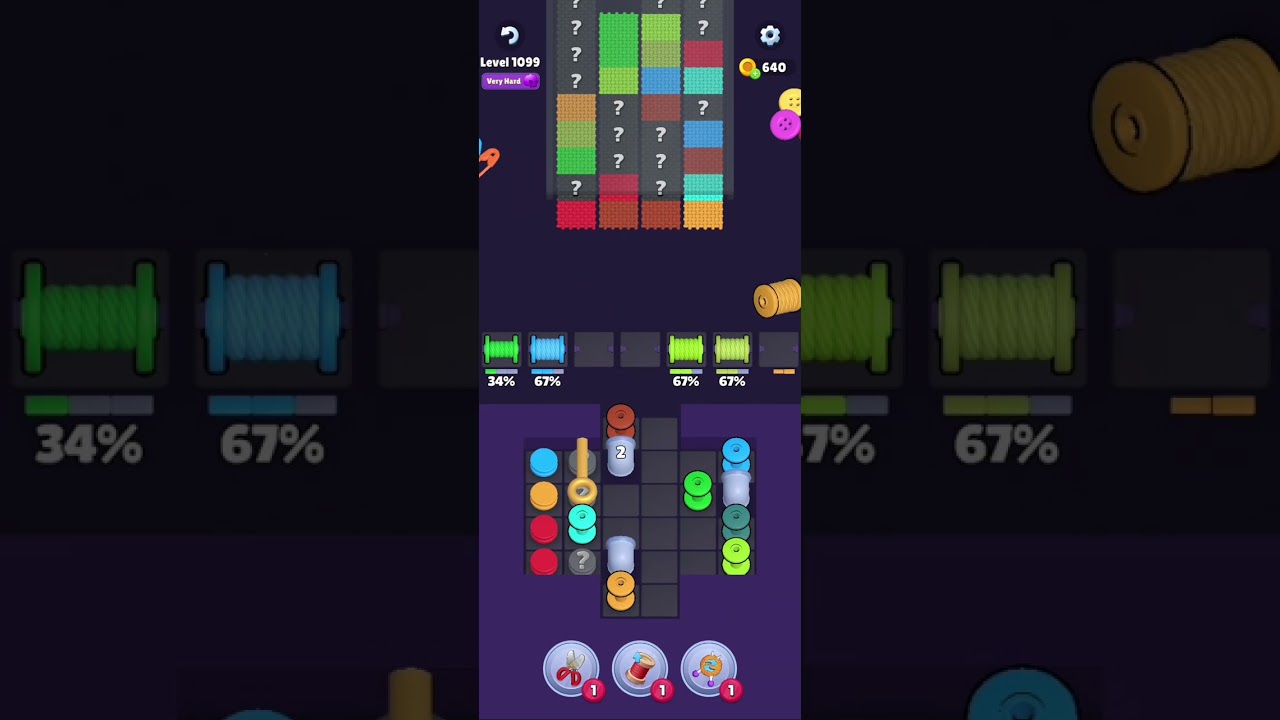 Knit Out Level 1099: Knit Out Game Level 1099