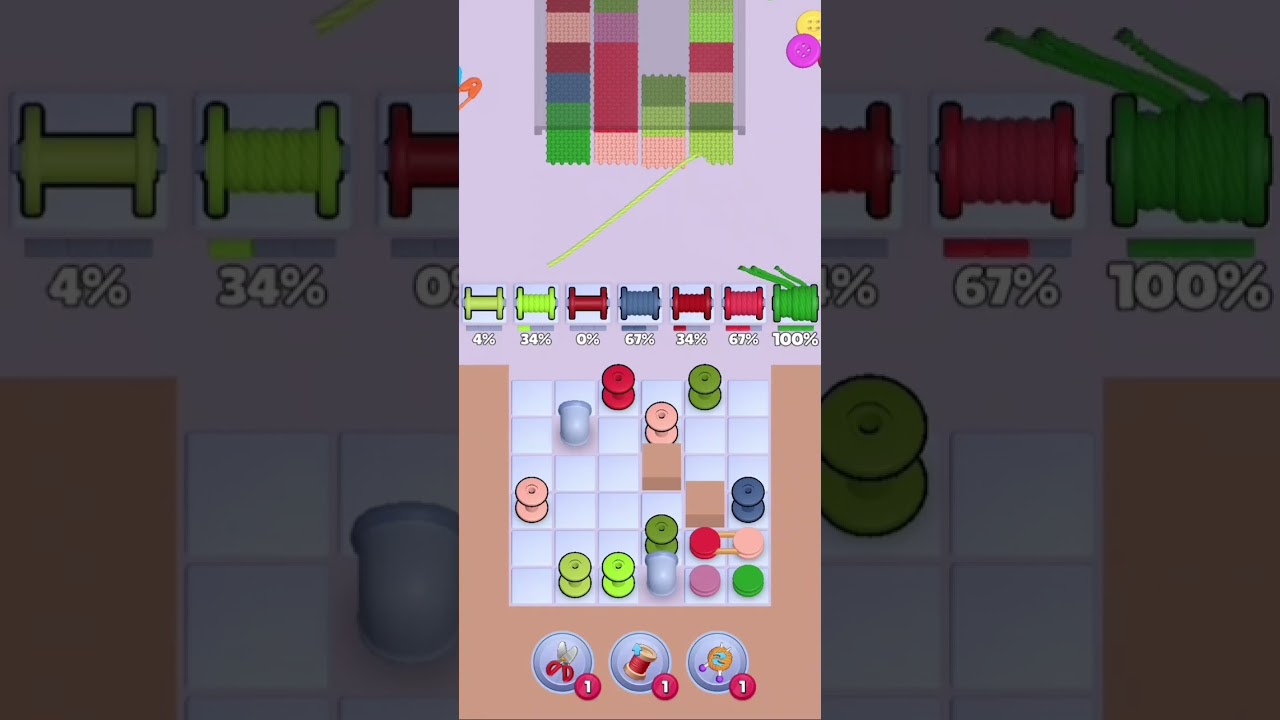 Knit Out Level 1124: Knit Out Game Level 1124
