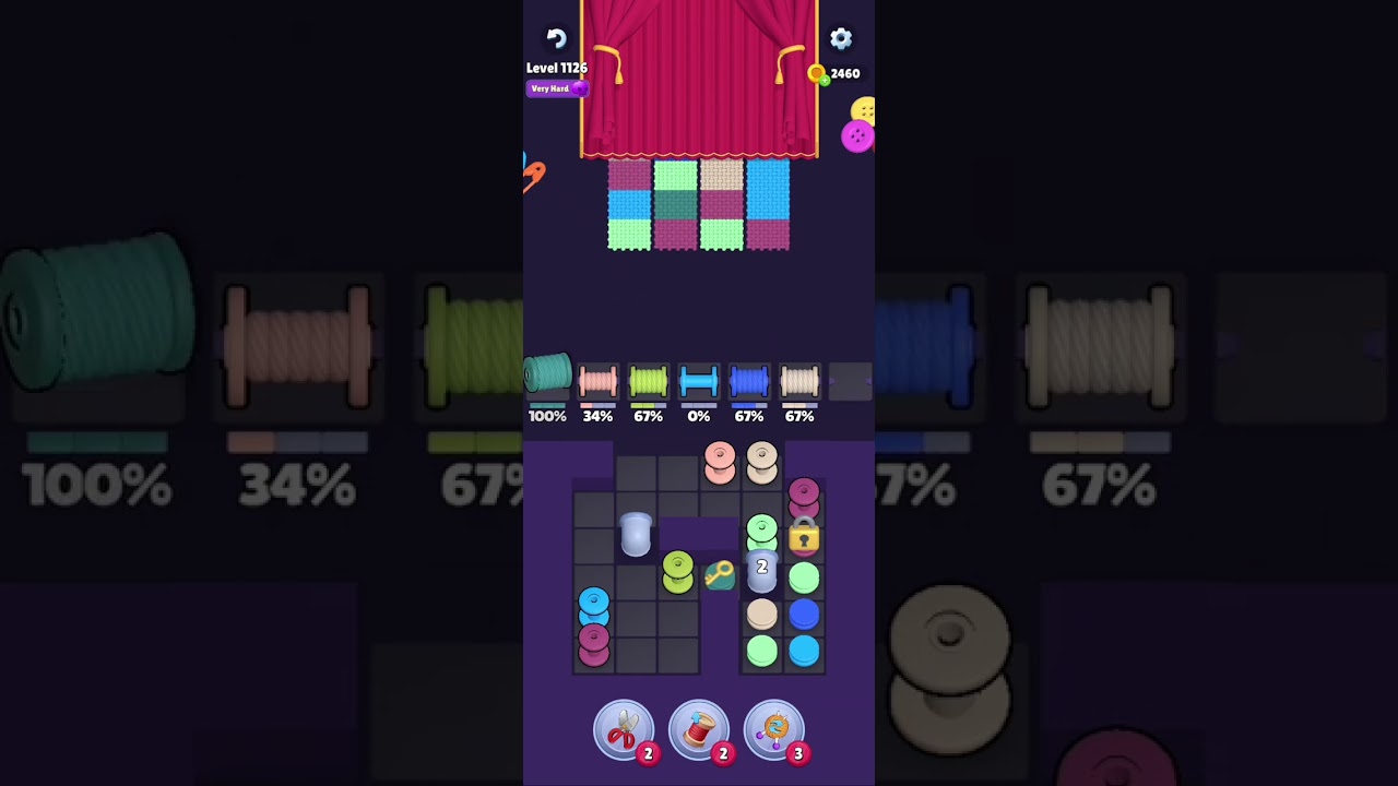 Knit Out Level 1126: Knit Out Game Level 1126