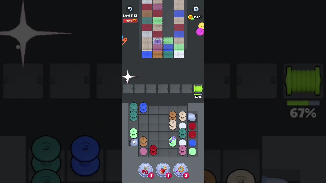 Knit Out Level 1133: Knit Out Game Level 1133