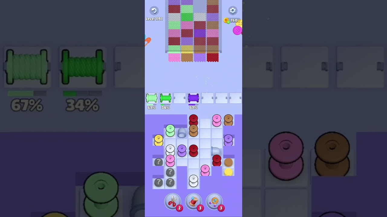 Knit Out Level 1141: Knit Out Game Level 1141