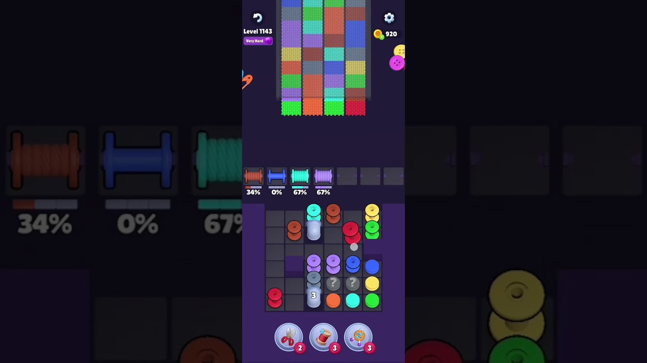Knit Out Level 1143: Knit Out Game Level 1143