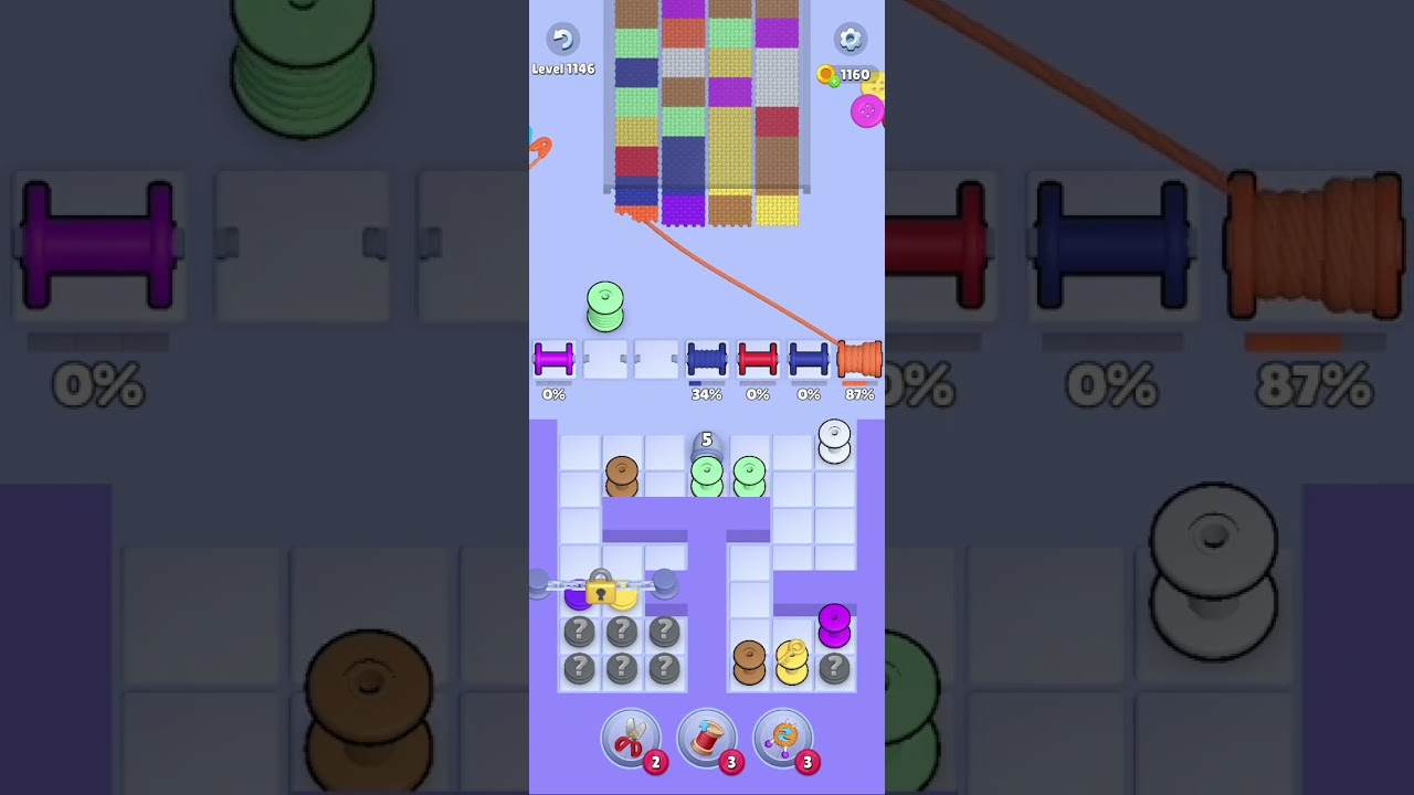 Knit Out Level 1146: Knit Out Game Level 1146