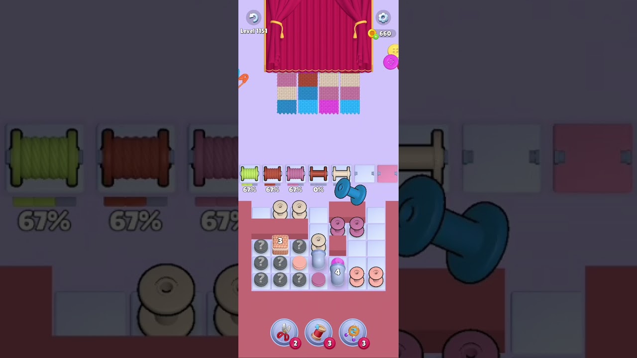 Knit Out Level 1151: Knit Out Game Level 1151