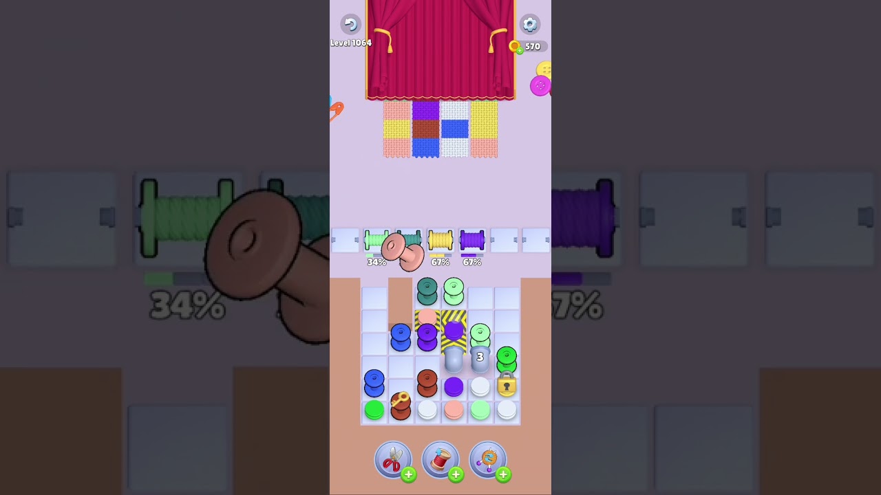 Knit Out Level 1064: Knit Out Game Level 1064