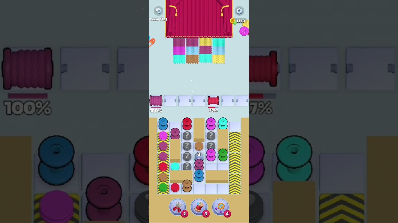 Knit Out Level 1173: Knit Out Game Level 1173