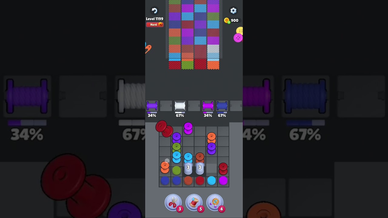 Knit Out Level 1199: knit Out Game Level 1199