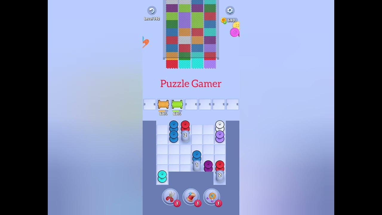 Knit Out Level 142: Knit Out Game Level 142