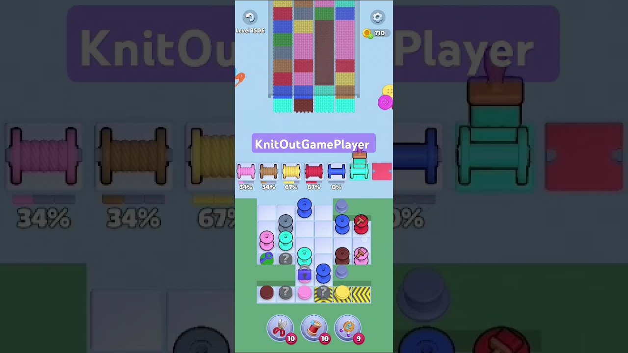 Knit Out Level 1506: Knit Out Game Level 1506