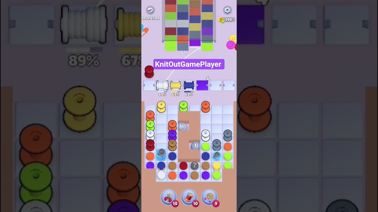 Knit Out Level 1508: Knit Out Game Level 1508