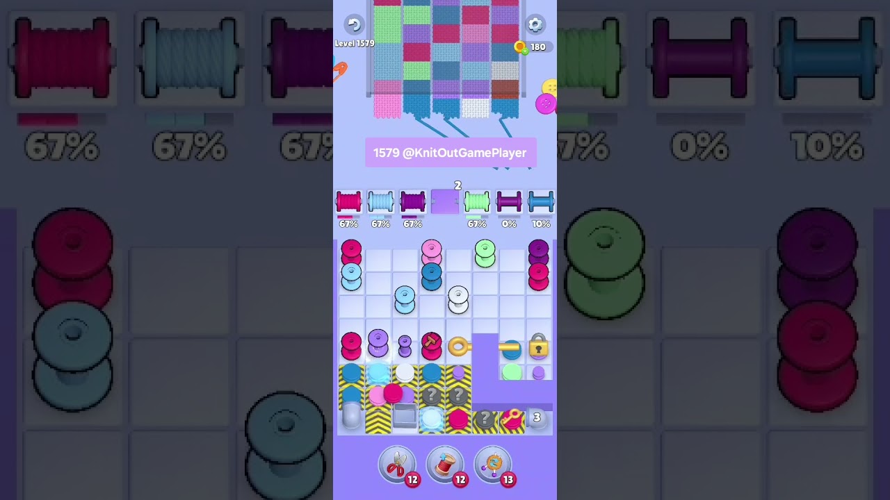Knit Out Level 1579: Knit Out Game Level 1579