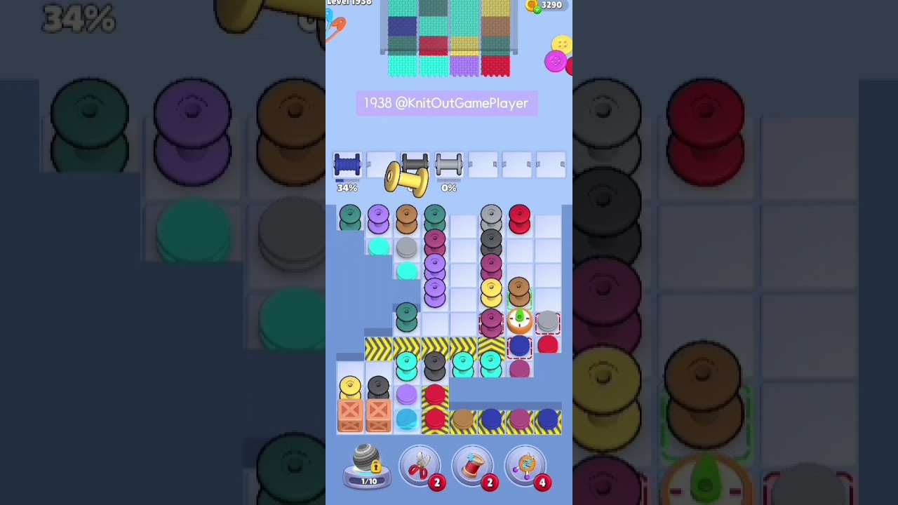 Knit Out Level 1938: Knit Out Game Level 1938