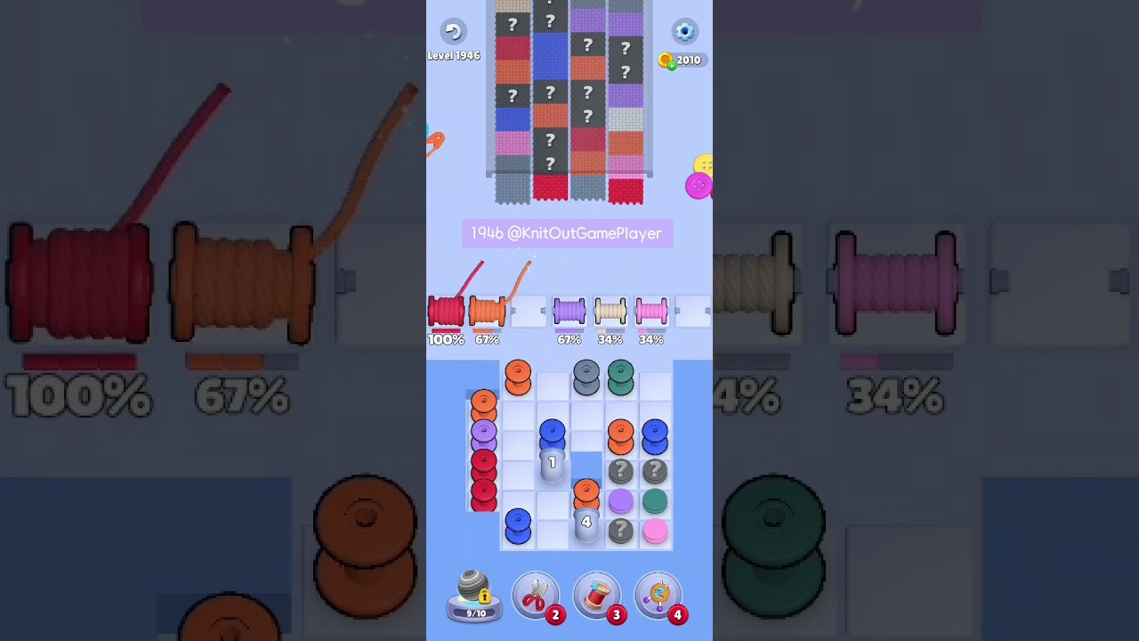 Knit Out Level 1946: Knit Out Game Level 1946