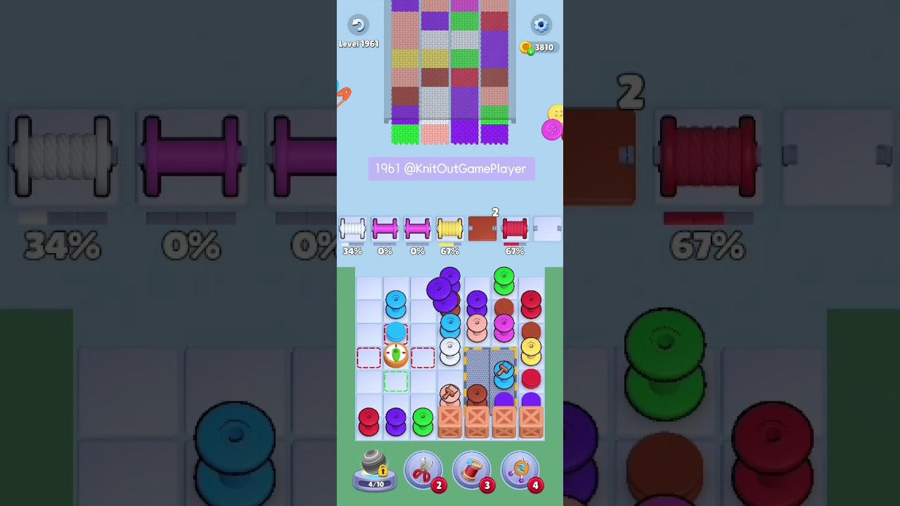 Knit Out Level 1961: Knit Out Game Level 1961