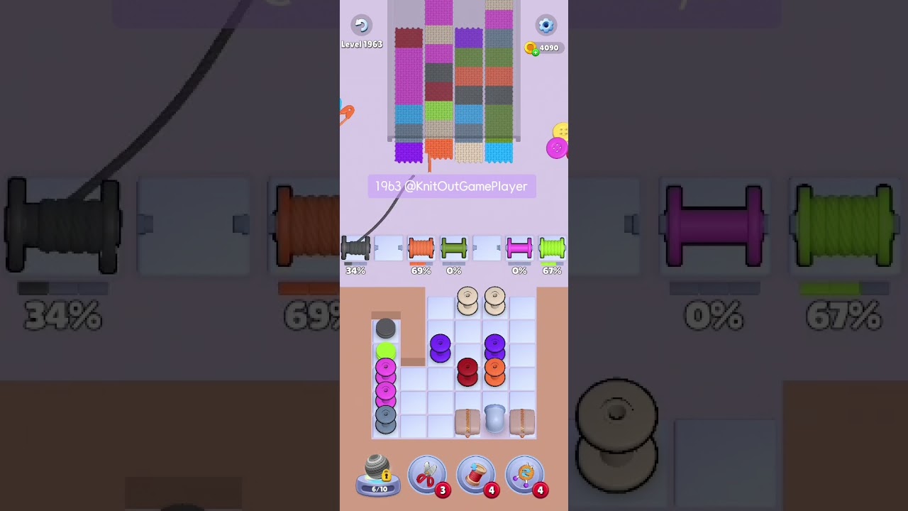 Knit Out Level 1963: Knit Out Game Level 1963
