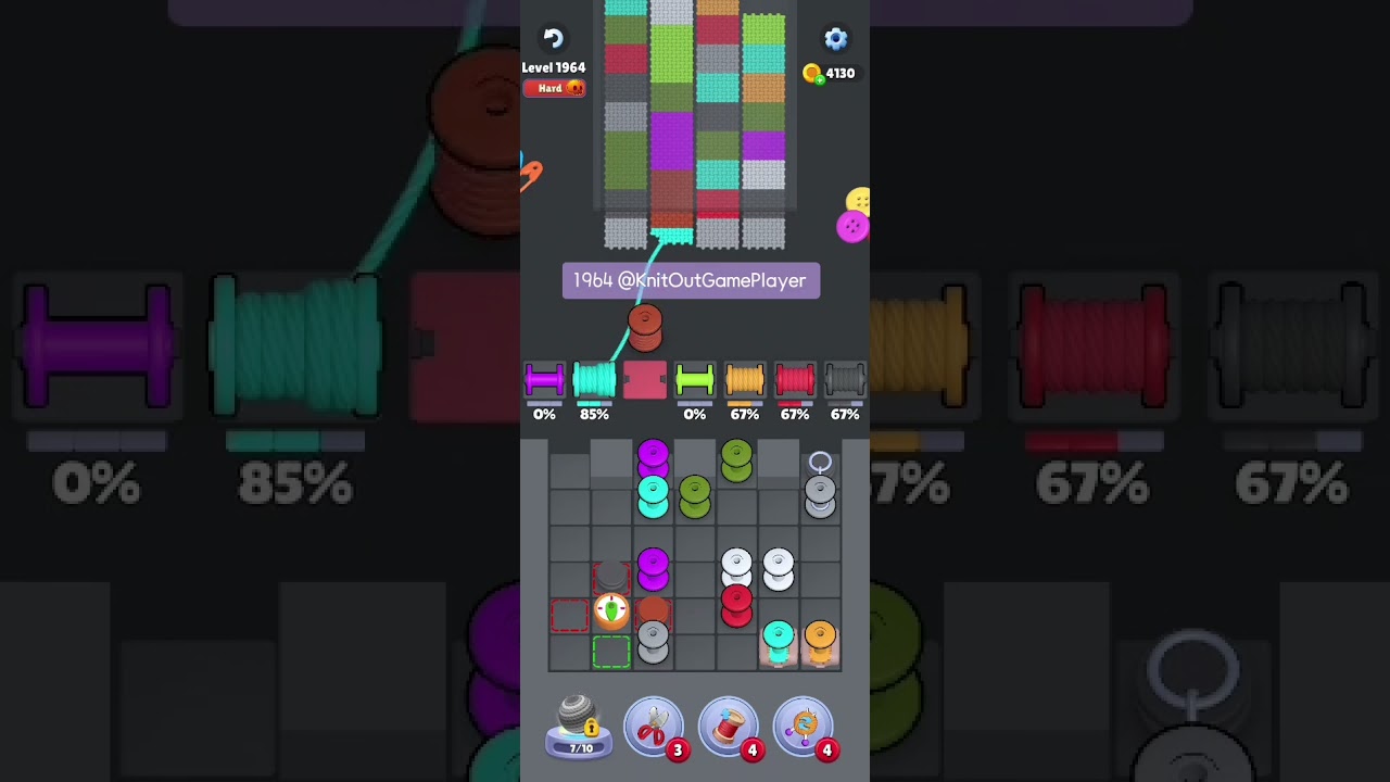 Knit Out Level 1964: Knit Out Game Level 1964