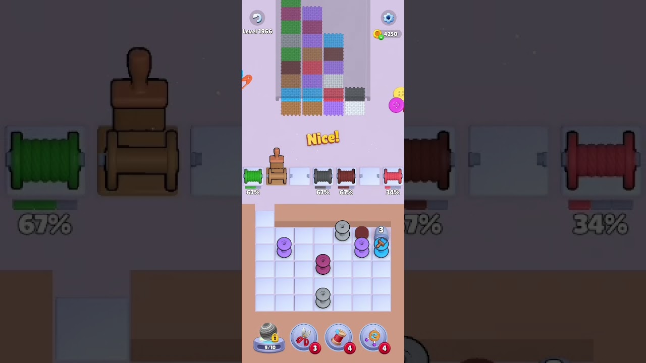 Knit Out Level 1966: Knit Out Game Level 1966