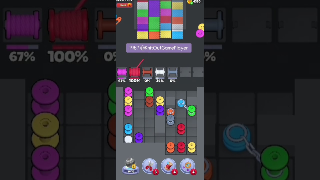 Knit Out Level 1967: Knit Out Game Level 1967