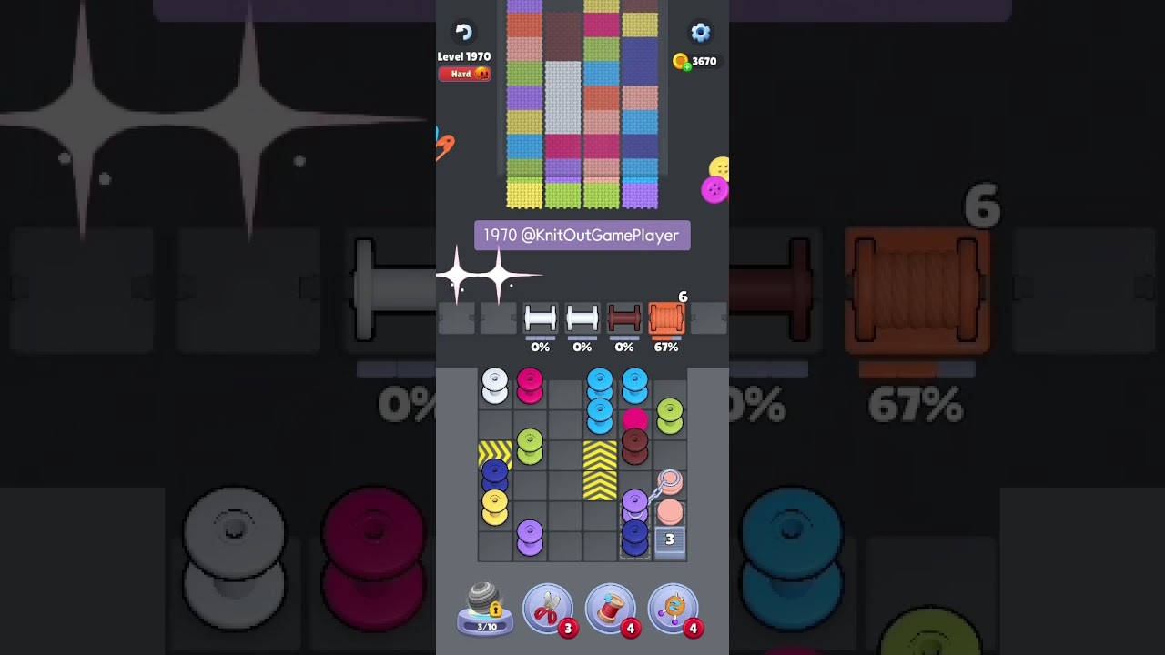 Knit Out Level 1970: Knit Out Game Level 1970
