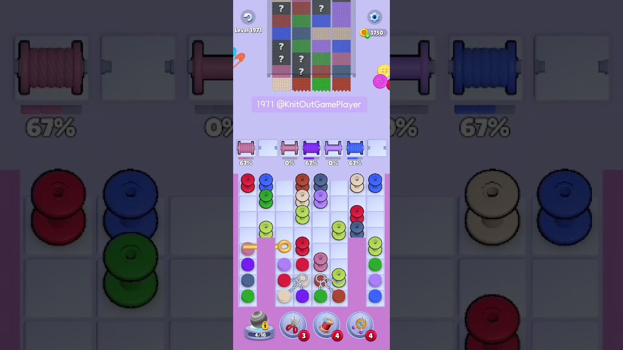Knit Out Level 1971: Knit Out Game Level 1971