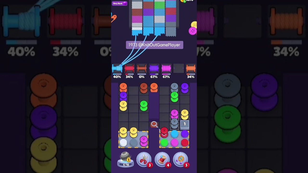 Knit Out Level 1973: Knit Out Game Level 1973