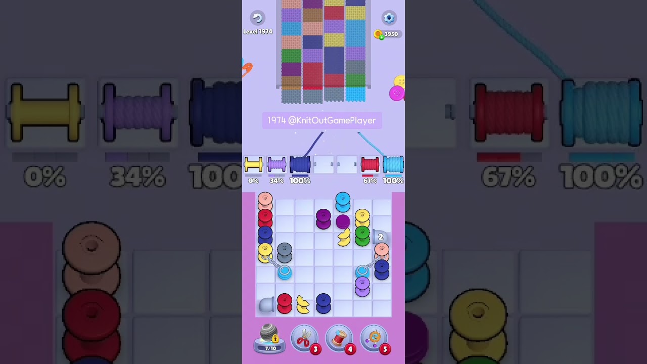 Knit Out Level 1974: Knit Out Game Level 1974