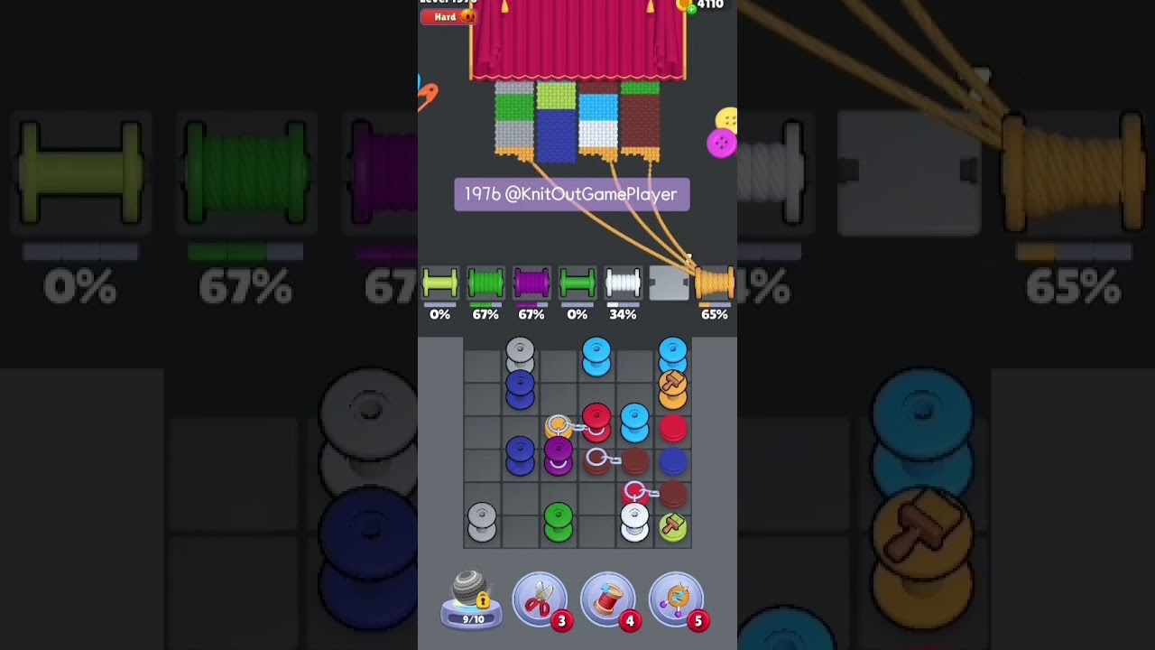 Knit Out Level 1976: Knit Out Game Level 1976