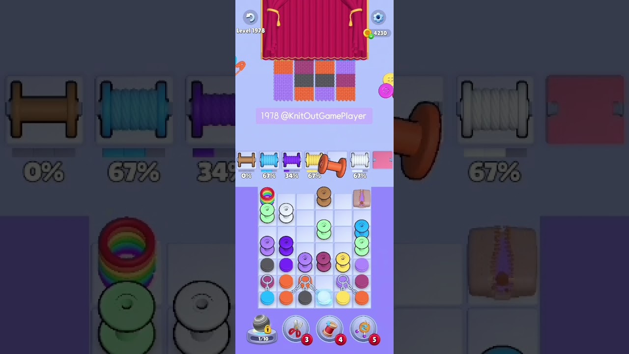 Knit Out Level 1978: Knit Out Game Level 1978